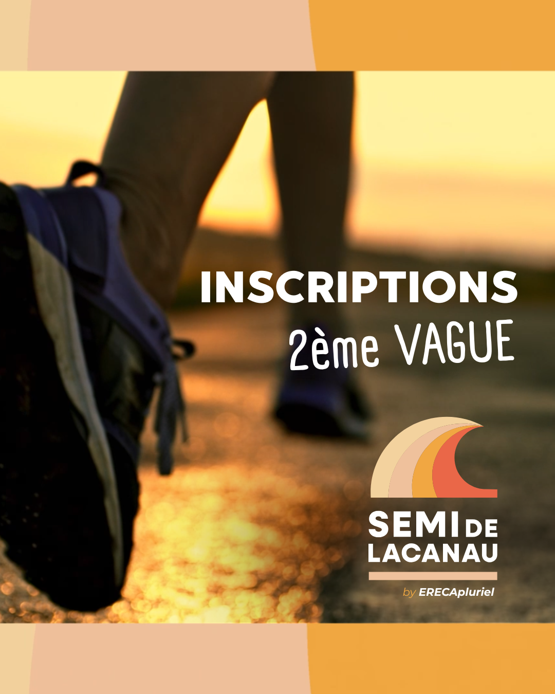 Semi marathon Lacanau deuxième vague d'Inscriptions ce Dimanche 29 mars à 9h